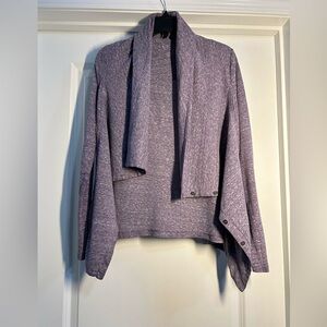 Source Unknown Lavender Cowl Neck Sweater